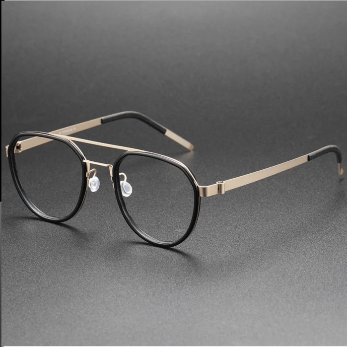 Ochelari Brooks Ultralight Titanium Aviator-X Gold - [1]