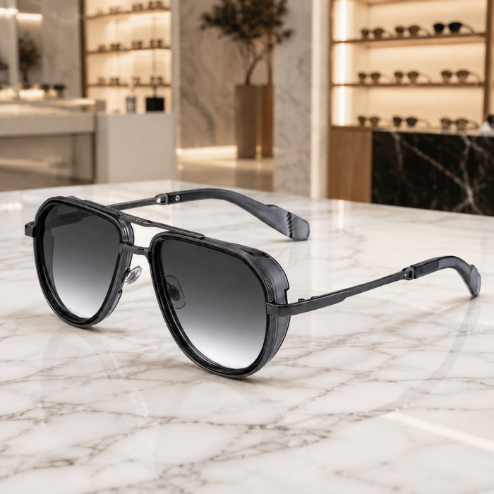 Ochelari Brooks Velmonte Black Aviator [4]