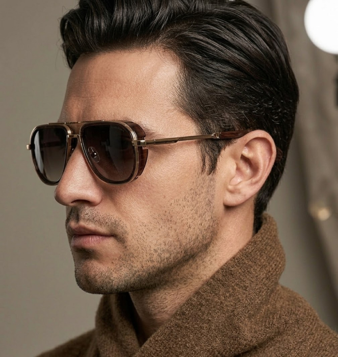 Ochelari Brooks Velmonte Gold Aviator [2]