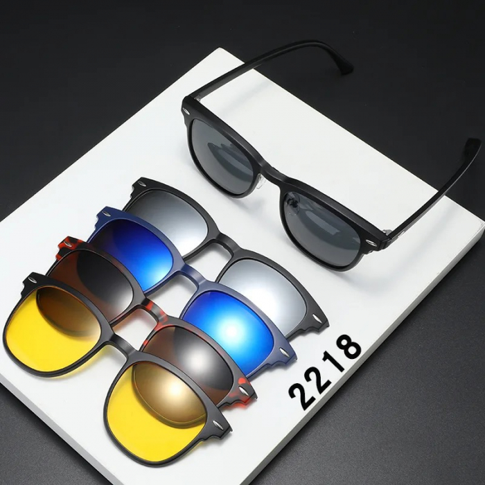 Ochelari Brooks Wayfarer Clip On+5 Perechi Lentile [4]
