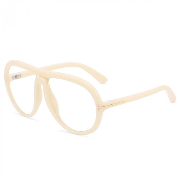 Ochelari Brooks White Oversized Marina [2]