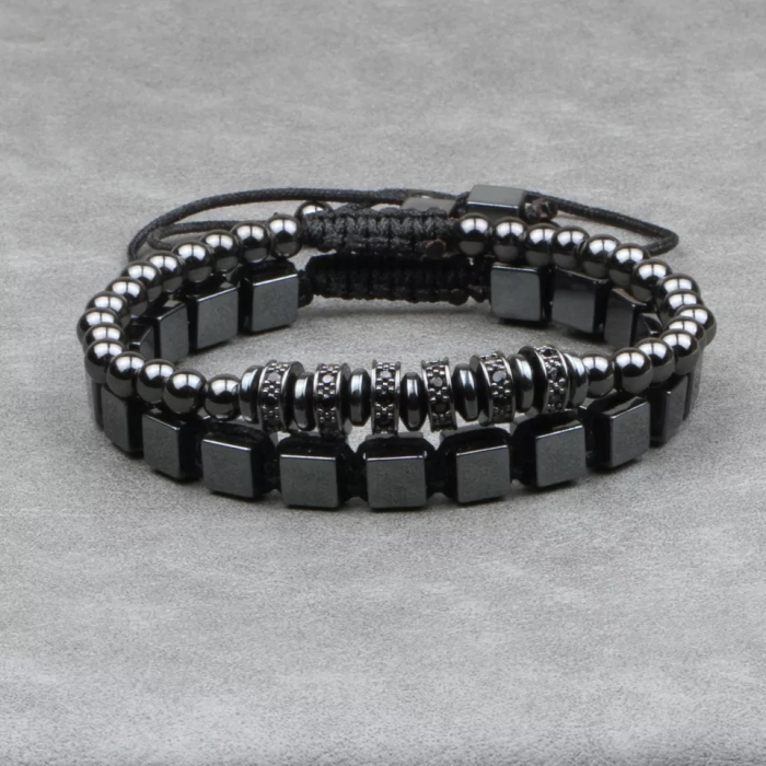 Set 2 Bratari Brooks All Black Vector [4]