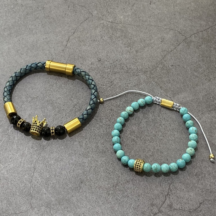 Set 2 Bratari Brooks Crown La Mer [3]