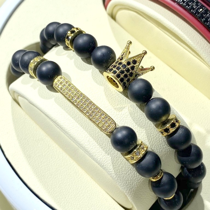 Set 2 Bratari Brooks Gold Exxe Crown [3]