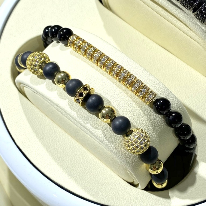 Set 2 Bratari Brooks GoldBlack Luxury [3]