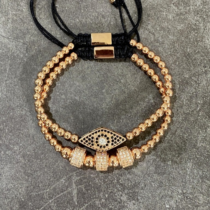 Set 2 Bratari Brooks Rose Gold Eye [3]
