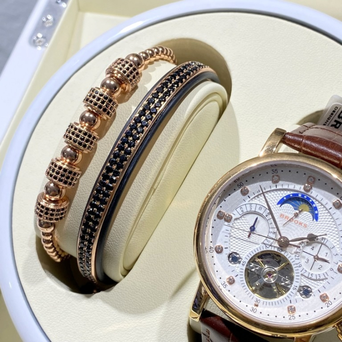 Set 2 Bratari Brooks Rose Gold Manifest [4]