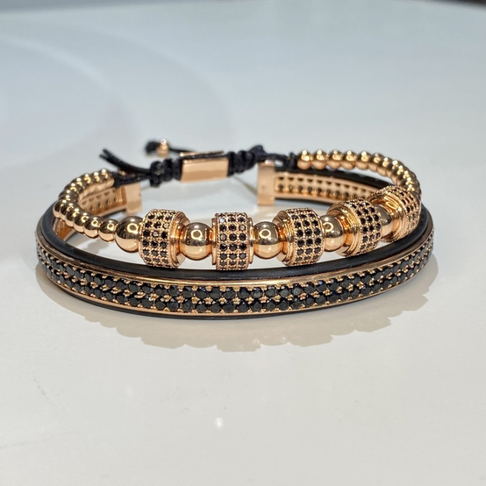 Set 2 Bratari Brooks Rose Gold Manifest [2]
