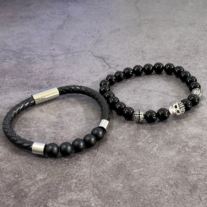 Set 2 Bratari Brooks Skull Edifice [3]