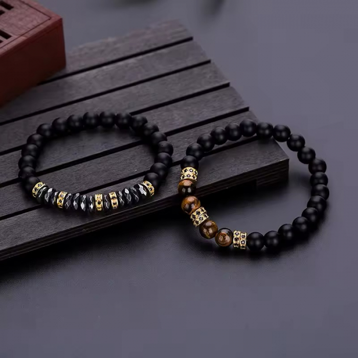 Set 2 Brooks Gold Zircon Elements [4]