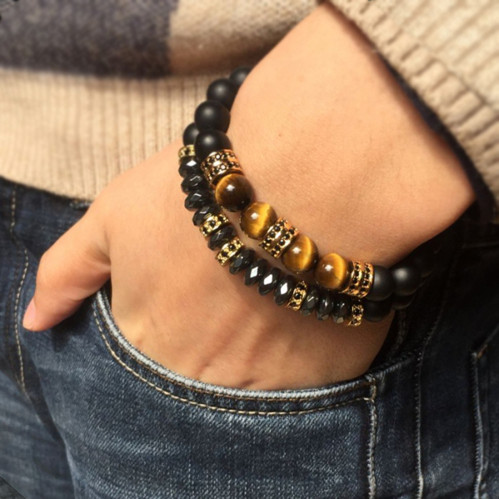 Set 2 Brooks Gold Zircon Elements [2]