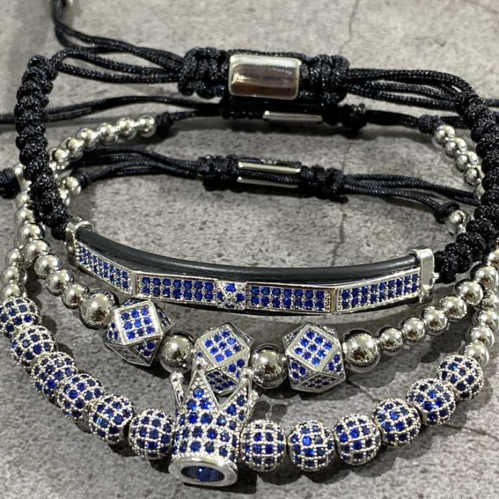 Set 3 Bratari Brooks Blue Imperial Zircon [3]