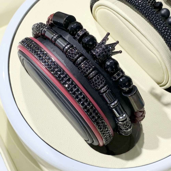 Set 3 Bratari Brooks Red Black Racer [4]