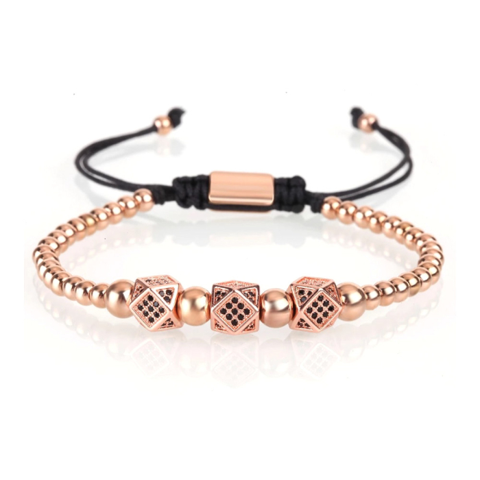 Set 3 Bratari Brooks Rose  Gold New Madrigal [4]