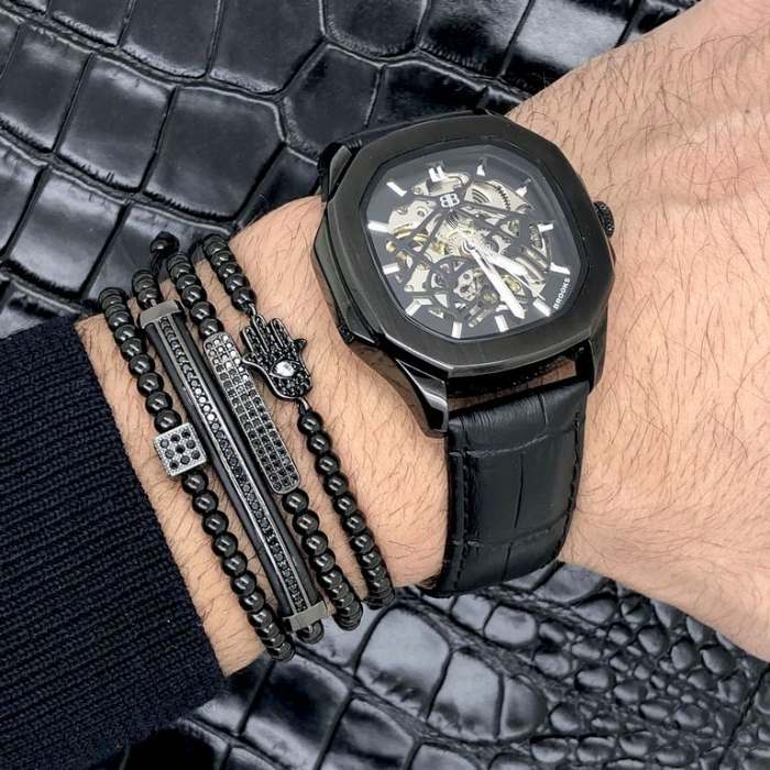 Set 4 Bratari Brooks All Black Contemporan [6]