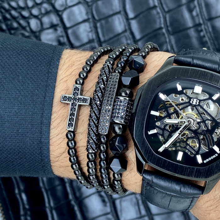 Set 4 Bratari Brooks Black Mastercraft [2]