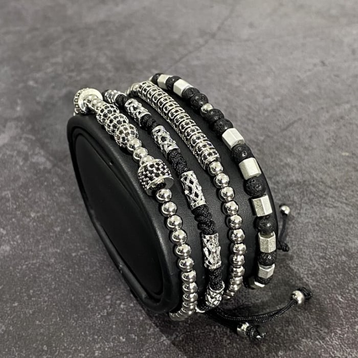 Set 4 Bratari Brooks BlackSilver Fusion [4]