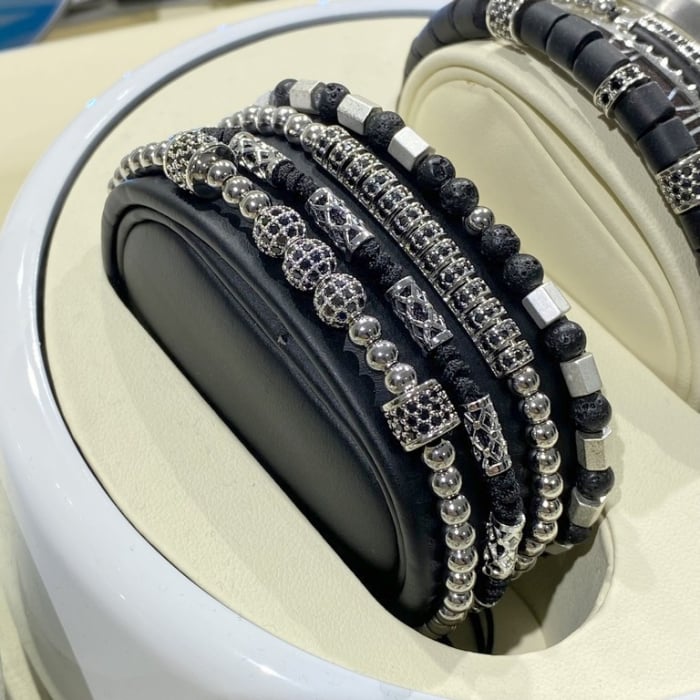 Set 4 Bratari Brooks BlackSilver Fusion [3]