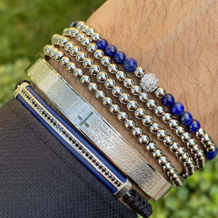 Set 4 Bratari Brooks Blue Monaco [3]