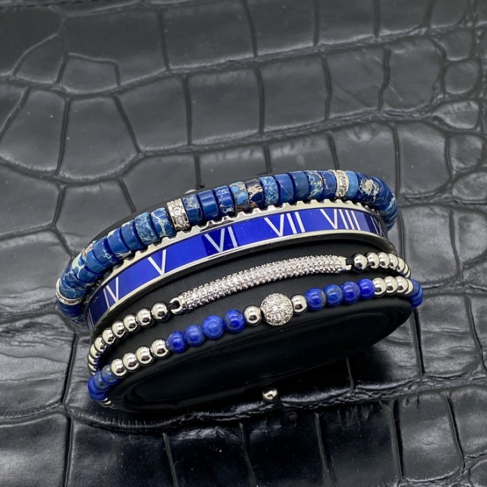 Set 4 Bratari Brooks Blue Obsession [4]