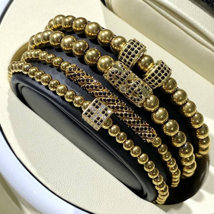 Set 4 Bratari Brooks Gold Handcrafted [4]