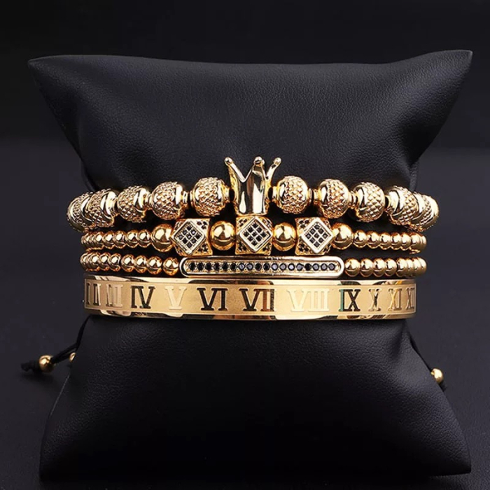 Set 4 Bratari Brooks Gold Master King [3]