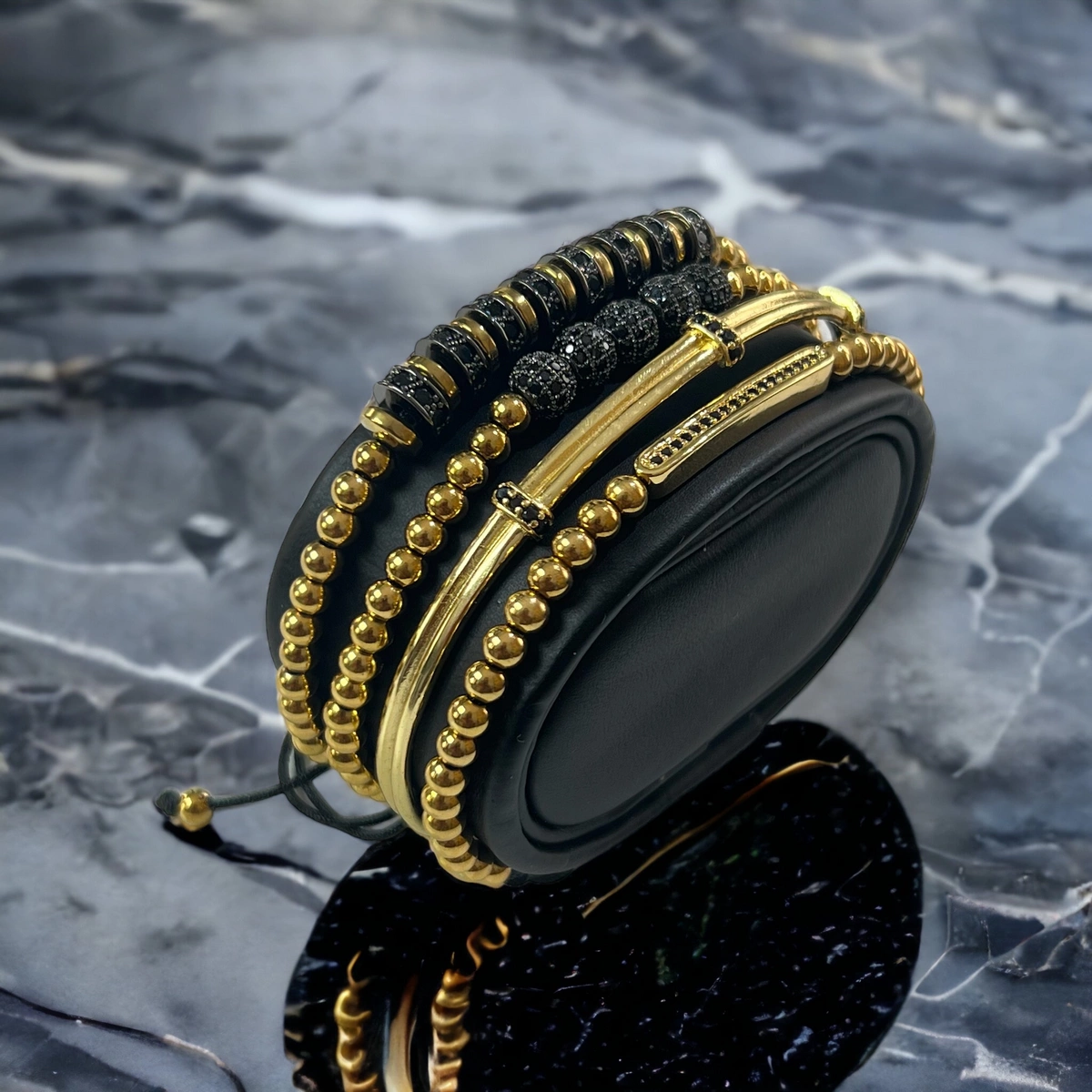 Set 4 Bratari Brooks Gold Travis [3]