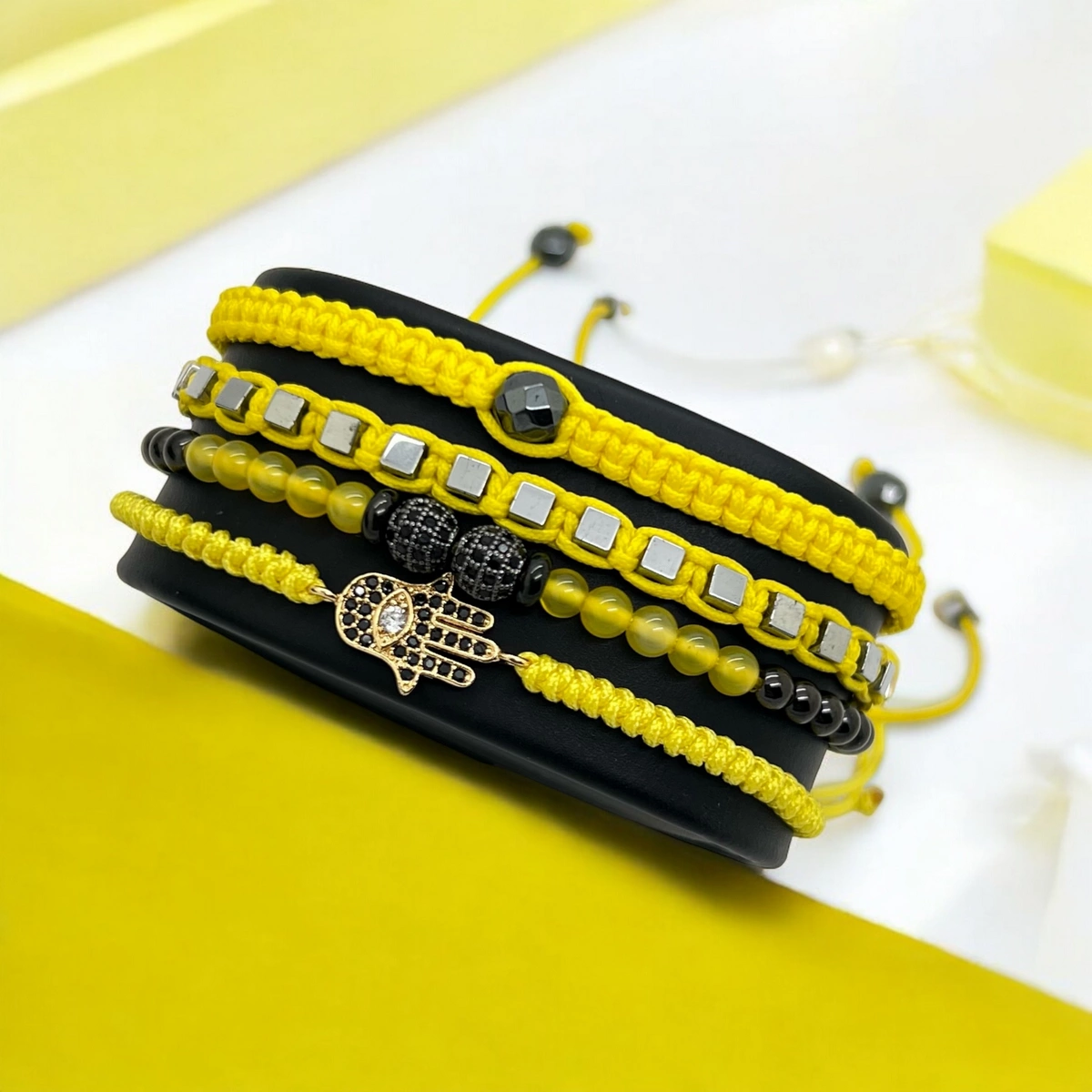 Set 4 Bratari Brooks Yellow Yachting [4]