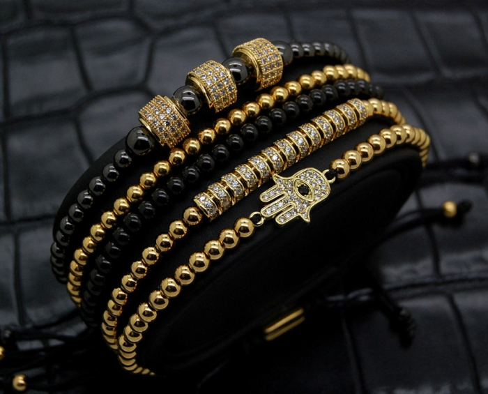 Set 5 Bratari Brooks Luxury Goldblack Simphony [5]