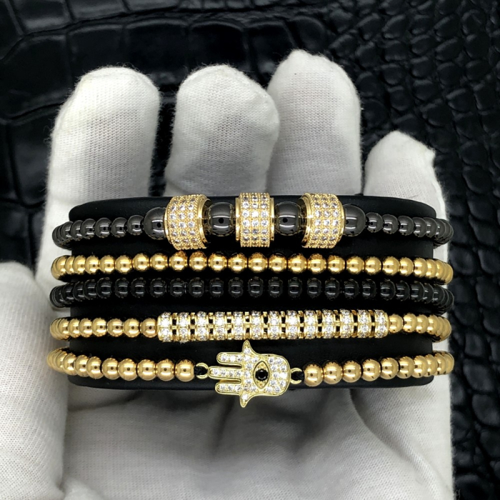 Set 5 Bratari Brooks Luxury Goldblack Simphony [3]