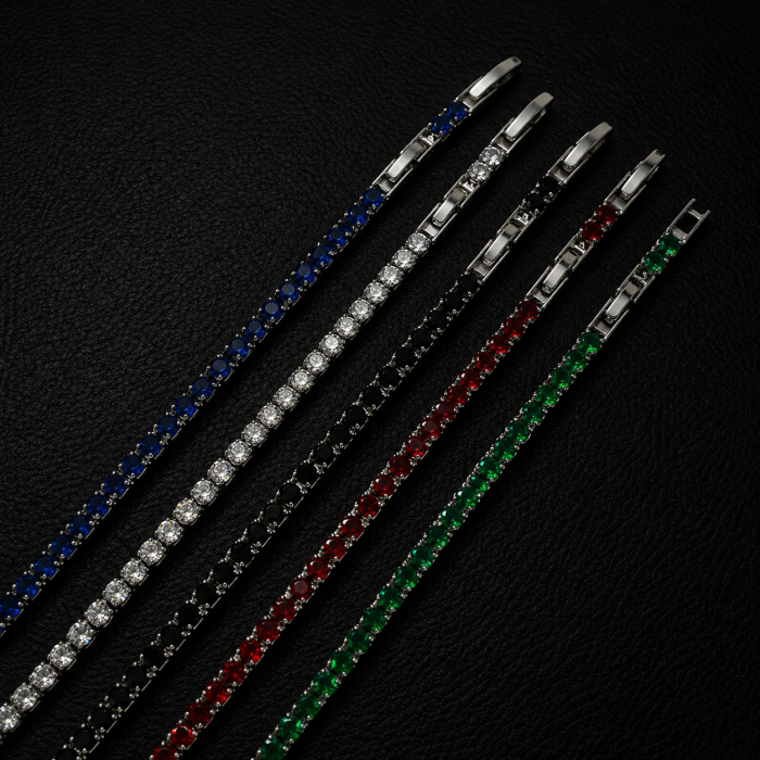 Set 5 Bratari Tennis Zirconia Diamonds 3 MM / 19.5 CM [3]