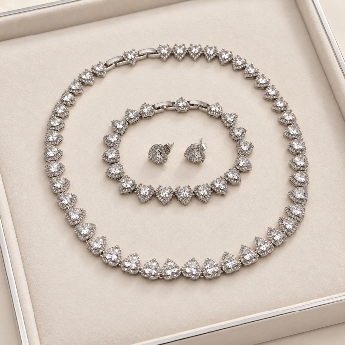 Set Angelic Hearts Diamonds [3]