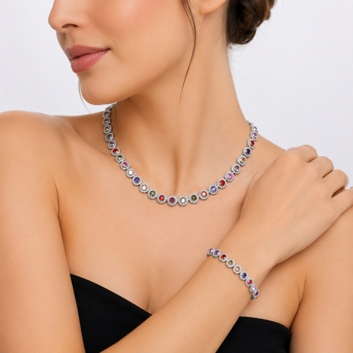 Set Angelic Rainbow Diamonds 10 MM [2]