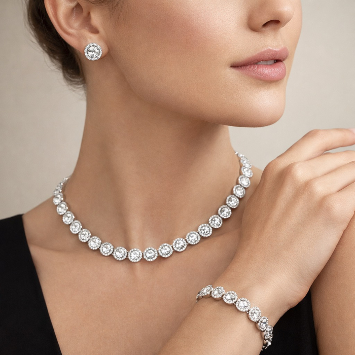 Set Bijuterii Angelic The Original Diamonds 10 MM [2]