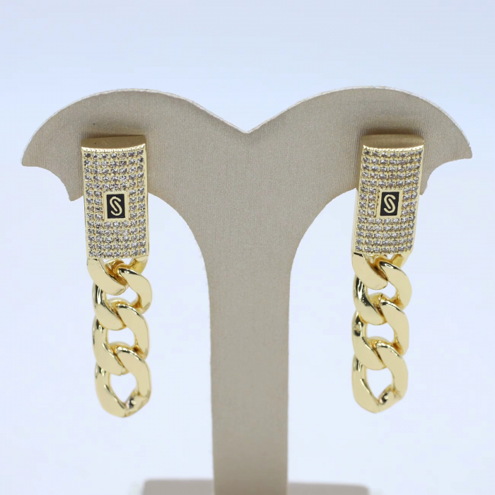 Set Bijuterii Monaco Gold Plated 14K 8MM [4]