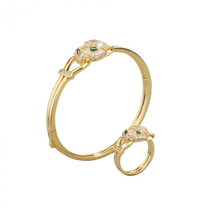 Set Bratara-Inel Gold Gatopardo Classic [1]
