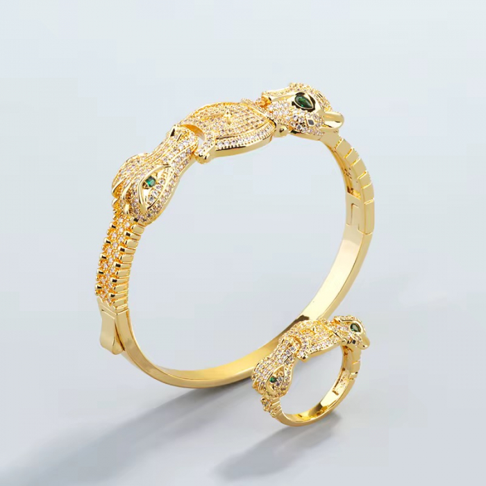 Set Bratara-Inel Gold Gatopardo Diamonds [2]