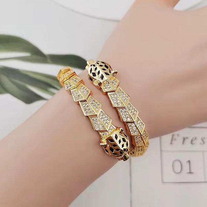 Set Bratara-Inel Gold Gatopardo Flexible [2]