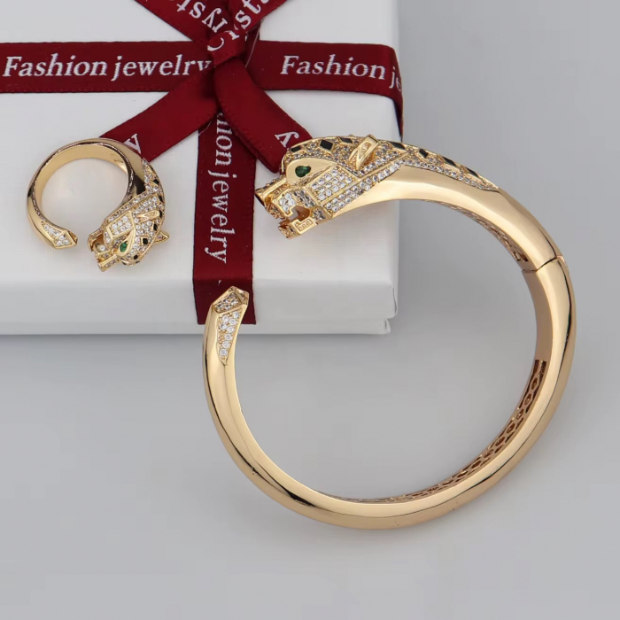 Set Bratara-Inel Gold Masterpiece Gatopardo [3]