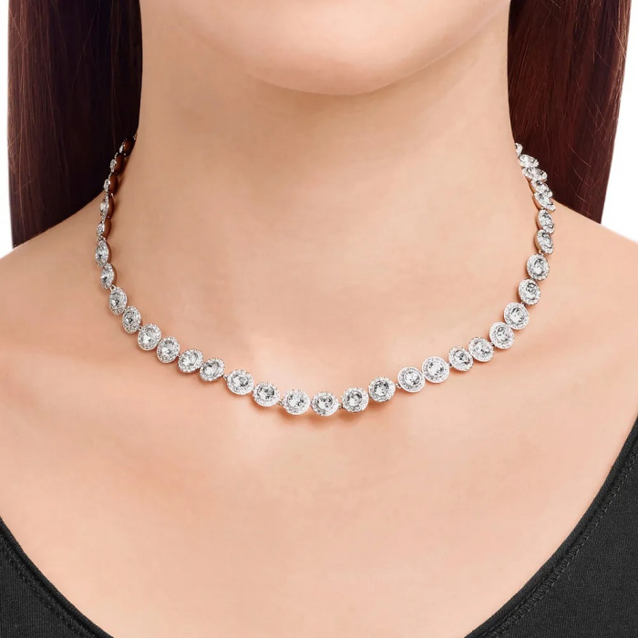 Set Colier-Bratara Silver Angelic 8 MM [2]