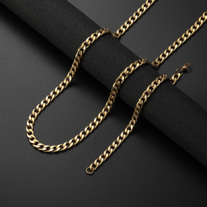Set Cuban Classic Gold 8 mm [4]