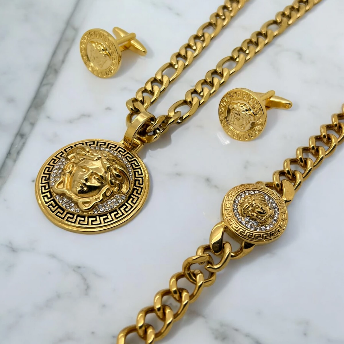 Set Full Gold Medusa Luxury [3]