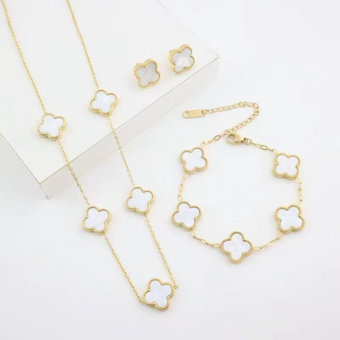 Set Gold Alhambra Flower [2]