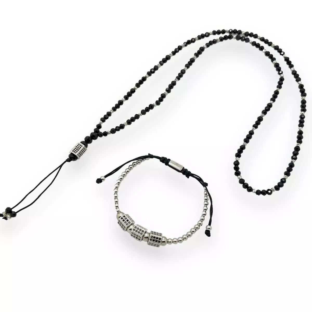 Set Lant-Bratara Brooks Rosary Silver Charm [1]