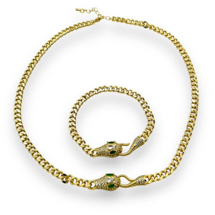 Set Lant-Bratara Cuban Snake [1]