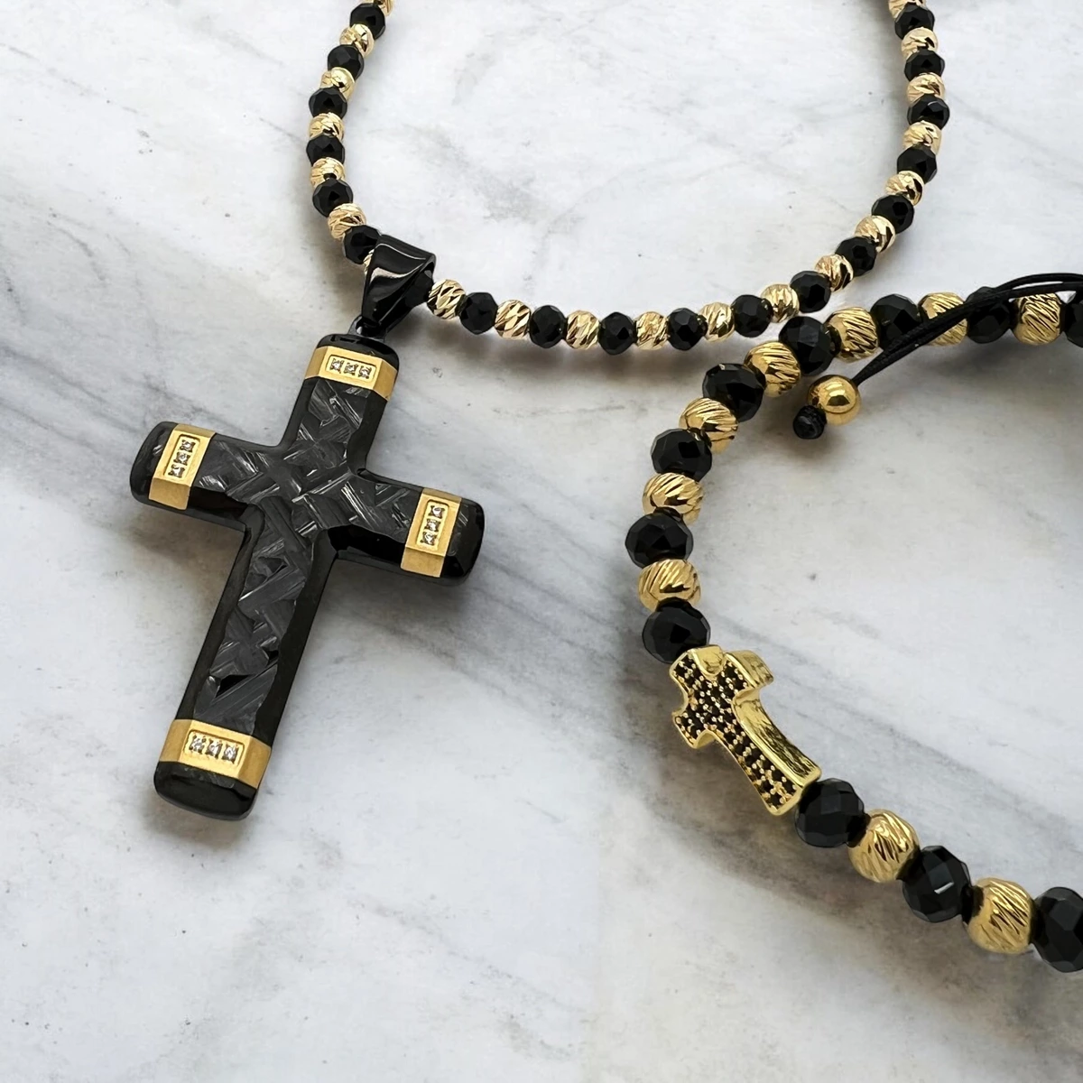 Set Lant-Bratara Gold New Rosary Minimal [2]