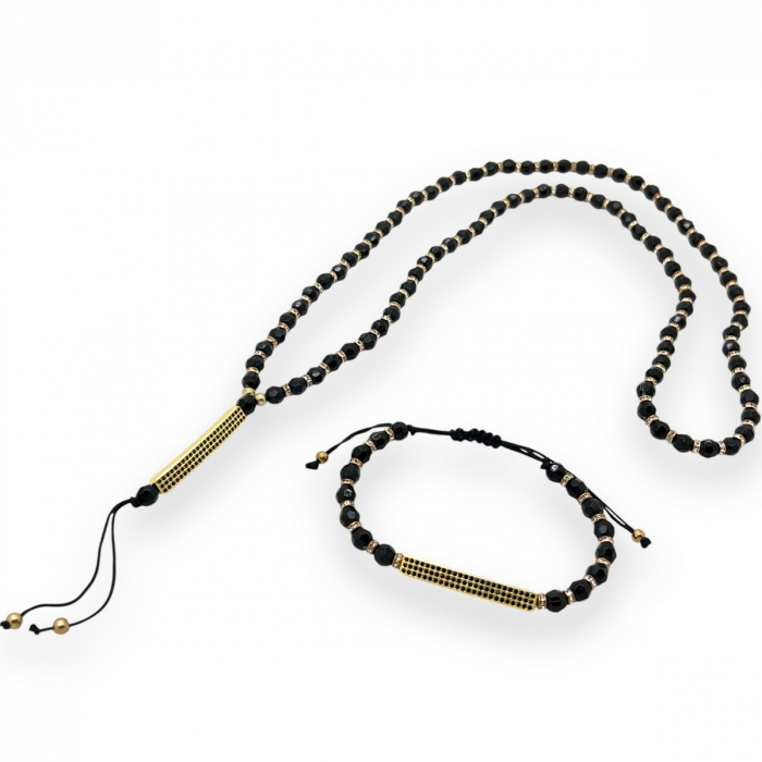 Set Lant-Bratara GoldBlack Century [1]