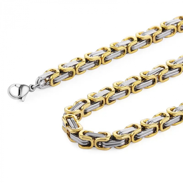 Set Lant-Bratara GoldSilver Solid [2]