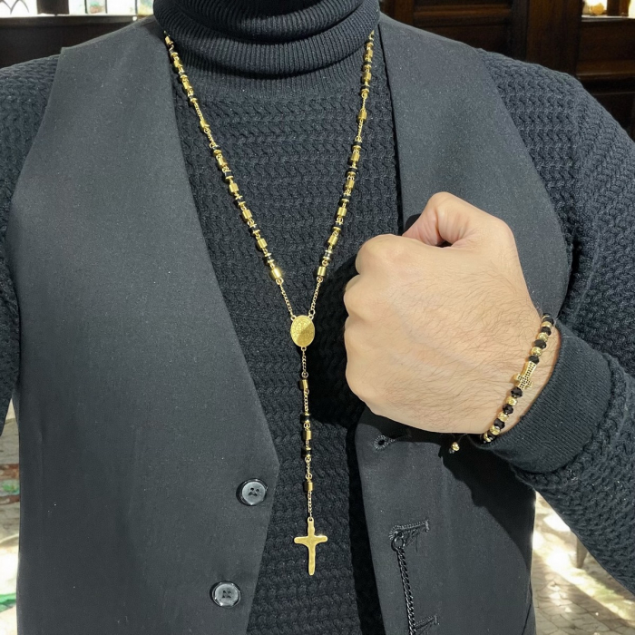 Set Lant-Bratara New Design Rosary Faberge [2]