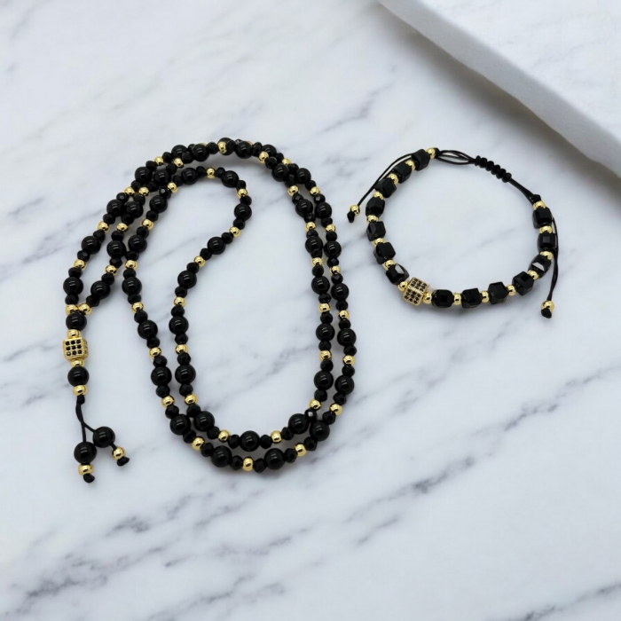 Set Lant-Bratara Rosary Cube [3]